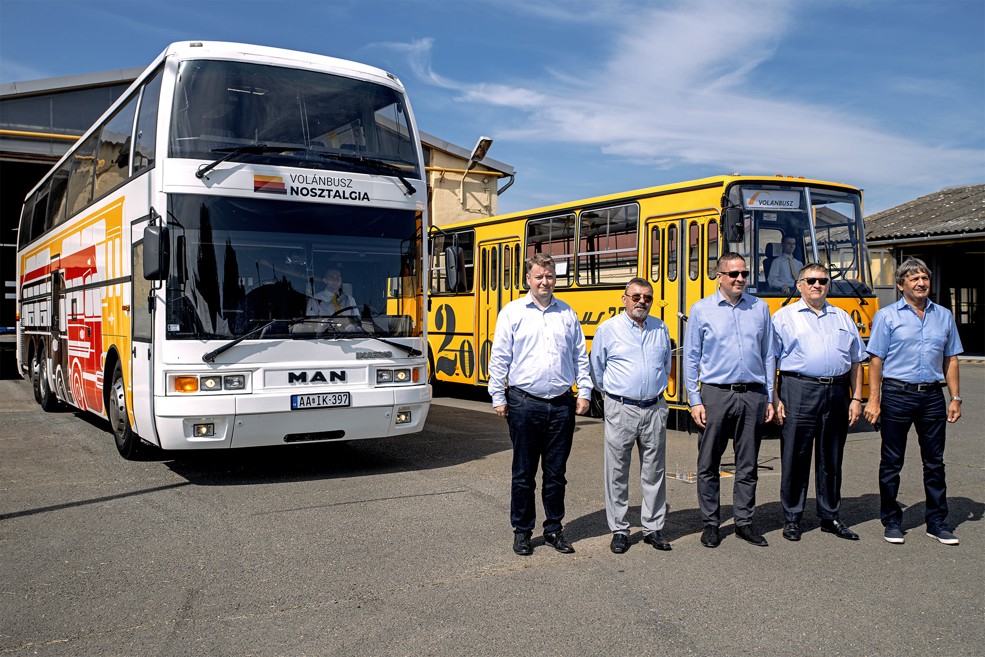 Hatvan Volánbusz-retrónap sajtótájékoztató