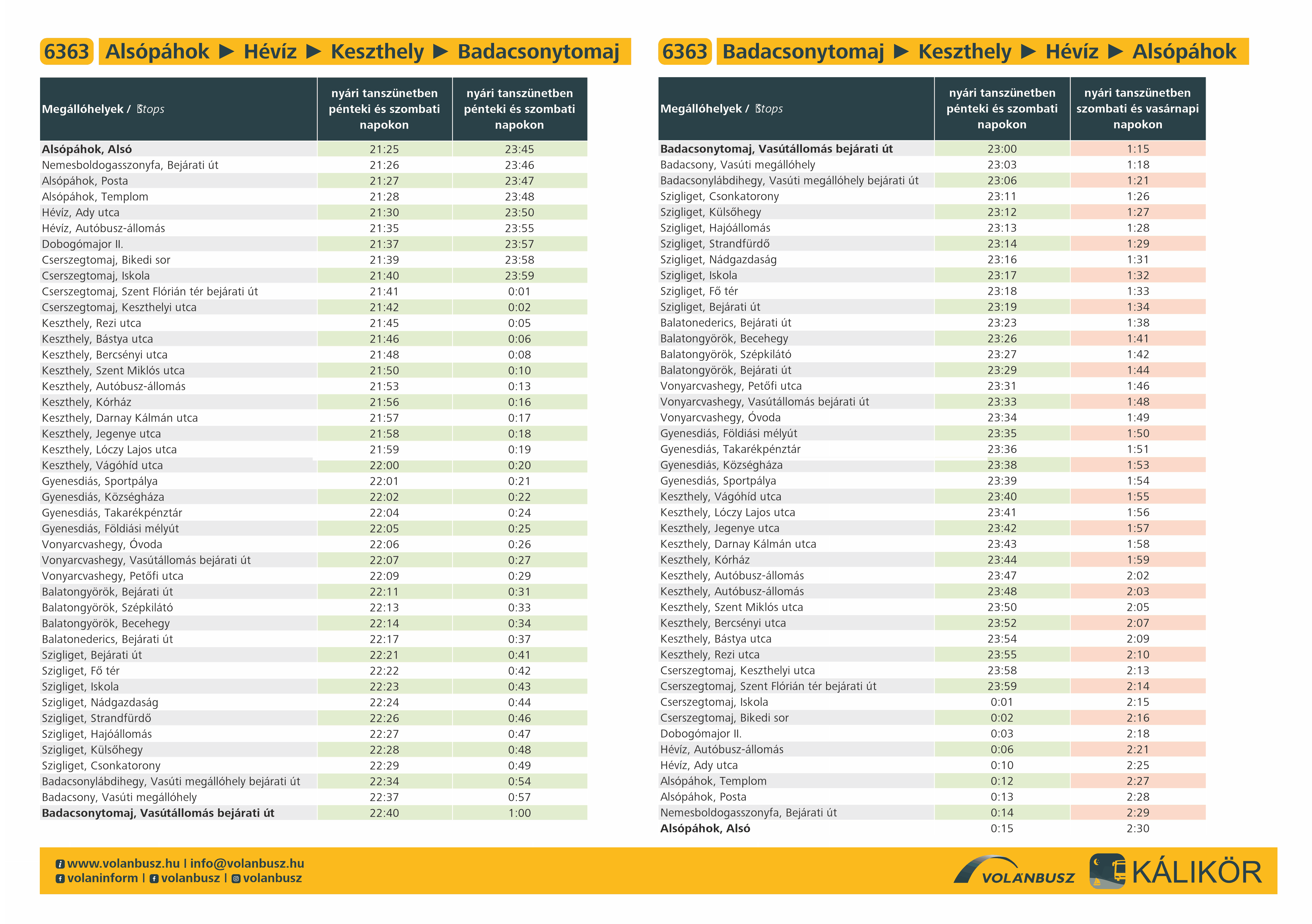 menetrend kép formátumban amelyre kattintva PDF formátumban letölthető